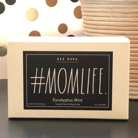 Rae Dunn #MOMLIFE eucalyptus soap